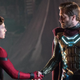 Peter Parker and Mysterio admiring one another’s fashion choices.